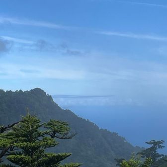 太鼓岩から。種子島まで見えました✨