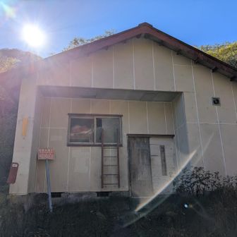 避難小屋。ここから稜線へ登っていきます💨