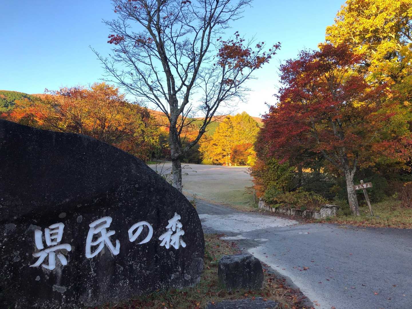 今回も、県民の森駐車場からスタートします😊。