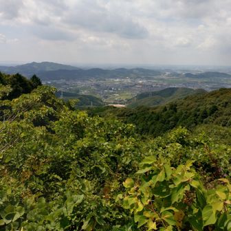三河湾スカイラインをちびっと歩いてると、再び幸田町が見えました