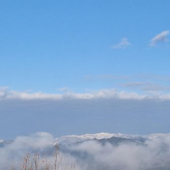 西方面の雪化粧