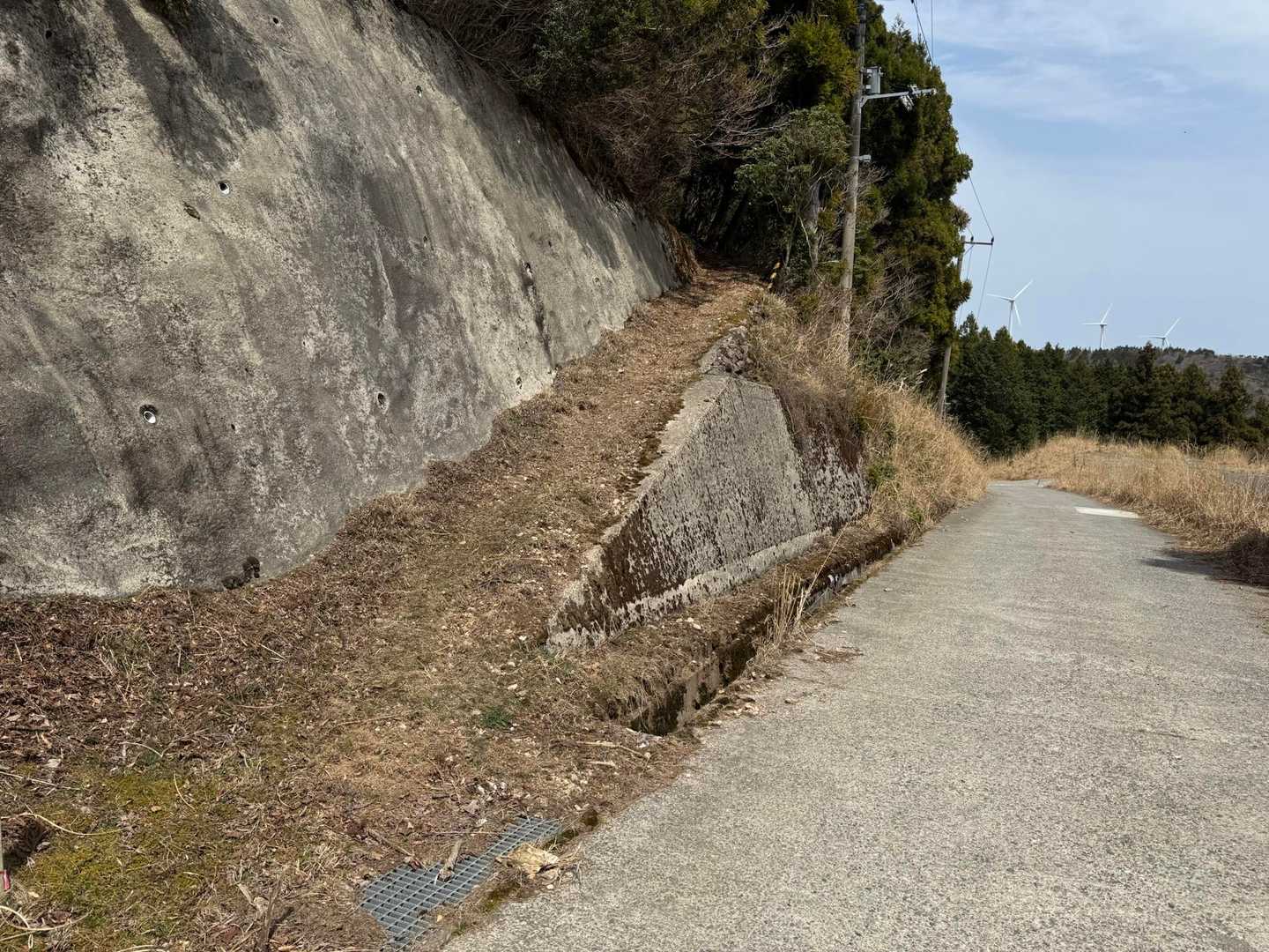 ここから登山道に入ります。