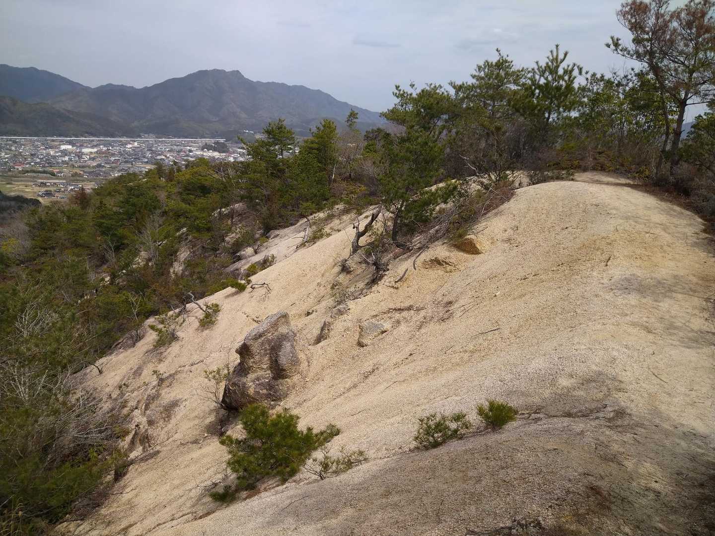 快適な尾根道