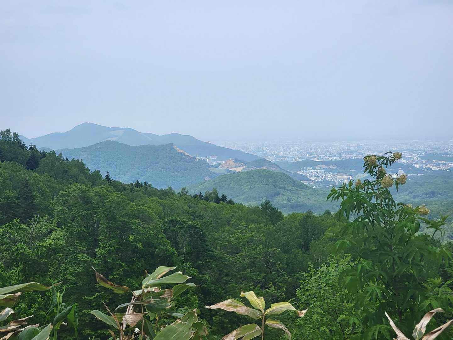 左端は藻岩山でしょうか🤔