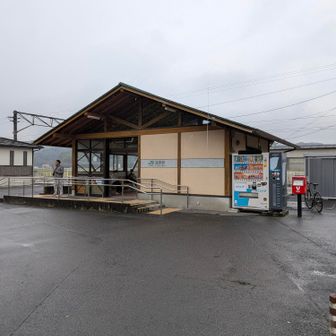 JR水戸線の福原駅到着