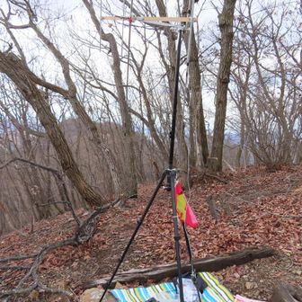 こんな感じになります。
これでスルスルッと伸ばせば地上高3mを超える