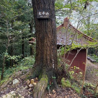 太平山の看板