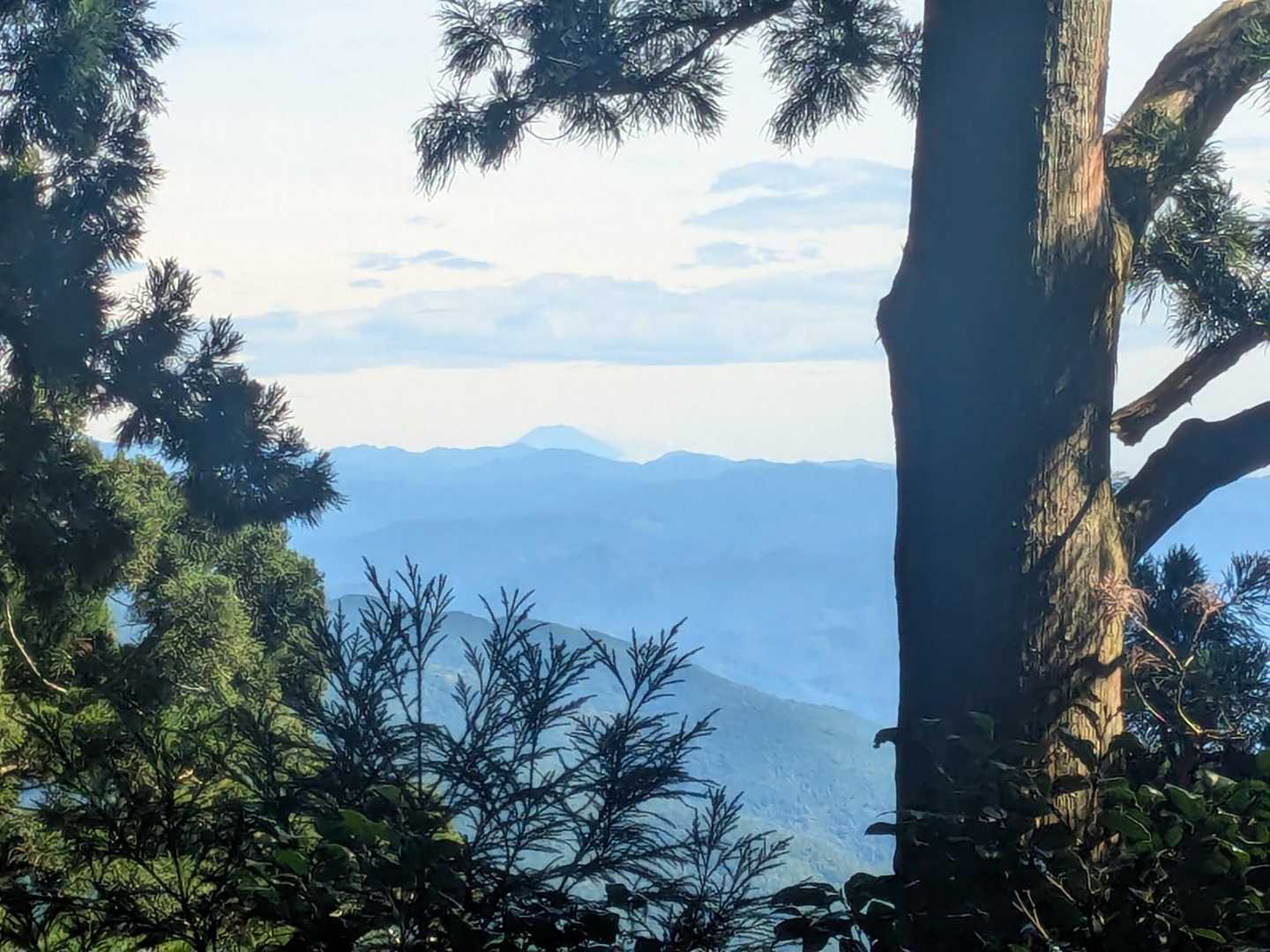 まだ富士山見えるよ〜