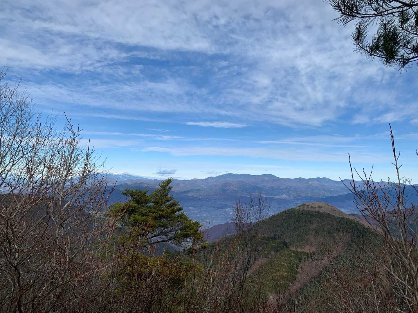 釈迦ヶ岳登山口-府駒山-釈迦ヶ岳-釈迦ヶ岳入口バス停 縦走コースの写真