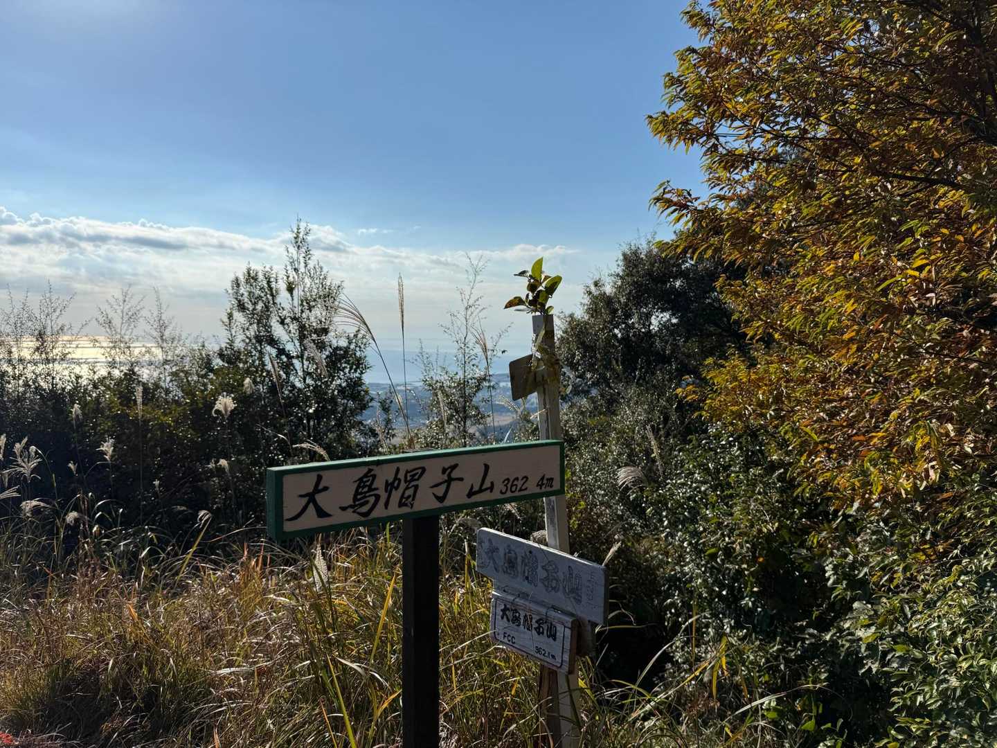 井田舞子バス停-平見登山口-大烏帽子山-牛ノ背-横手延命地 周回コースの写真