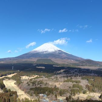 馬の背見晴台からの富士山🗻