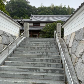 56番札所・泰山寺に到着です。参拝します。