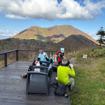 再度…橇負山に来てランチ