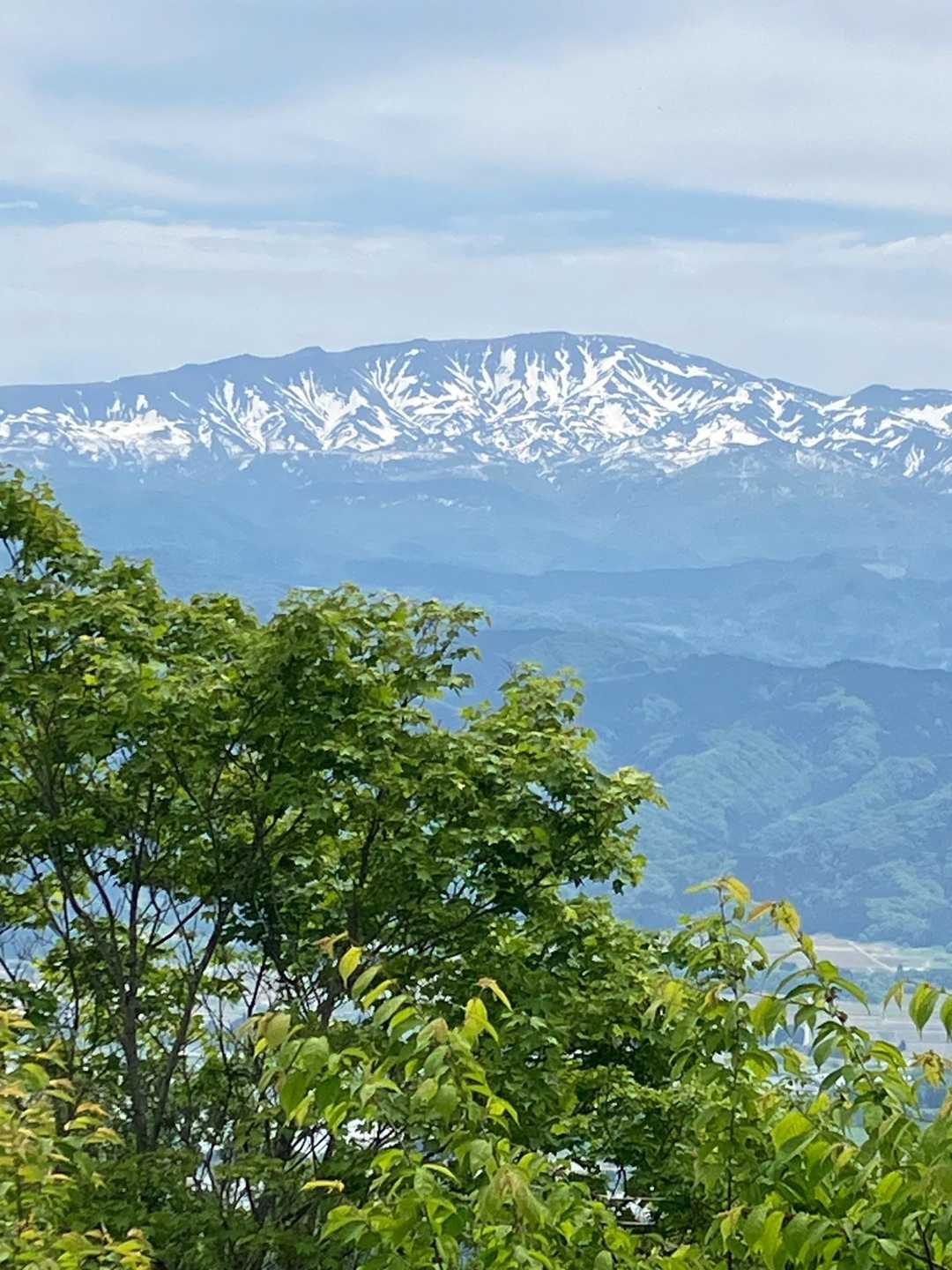 月山がキレイ