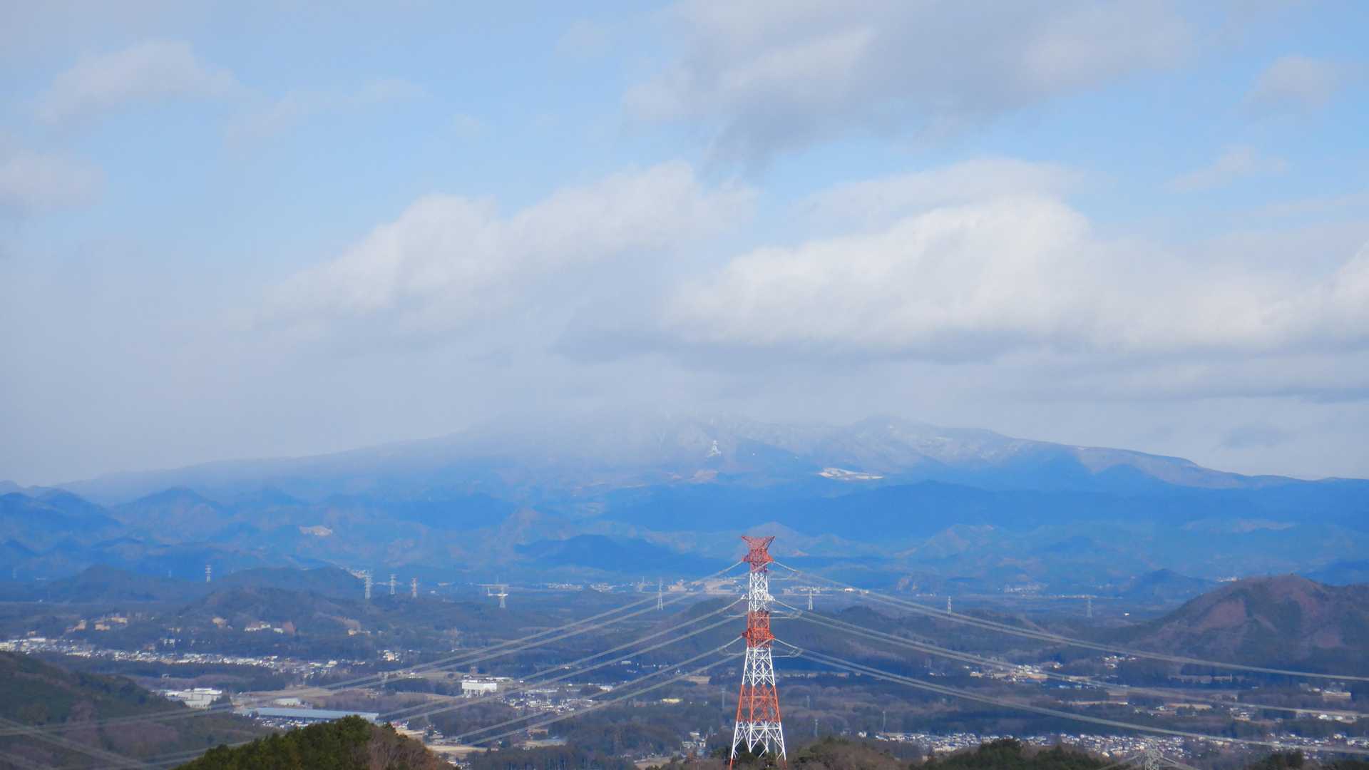 シゲト山の時よりは少し見えて来た高原山⛰️