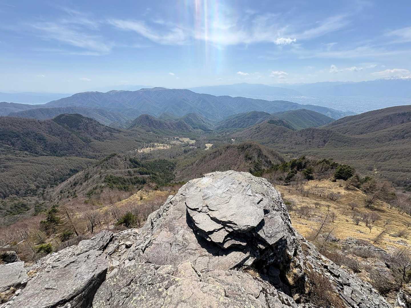 100曲がりコース登山口-美ヶ原-王ヶ鼻-ダテ河原コース登 周回コースの写真