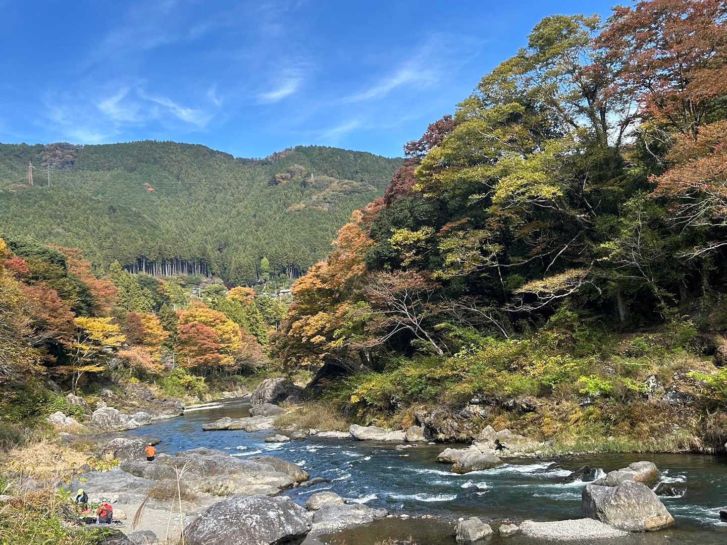 水が澄んでるし綺麗😍
この景色見ながら遊べるのいいわぁ。