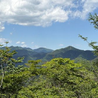 こちらの展望も👍

天目山、大平山、蕎麦粒山だそうです
