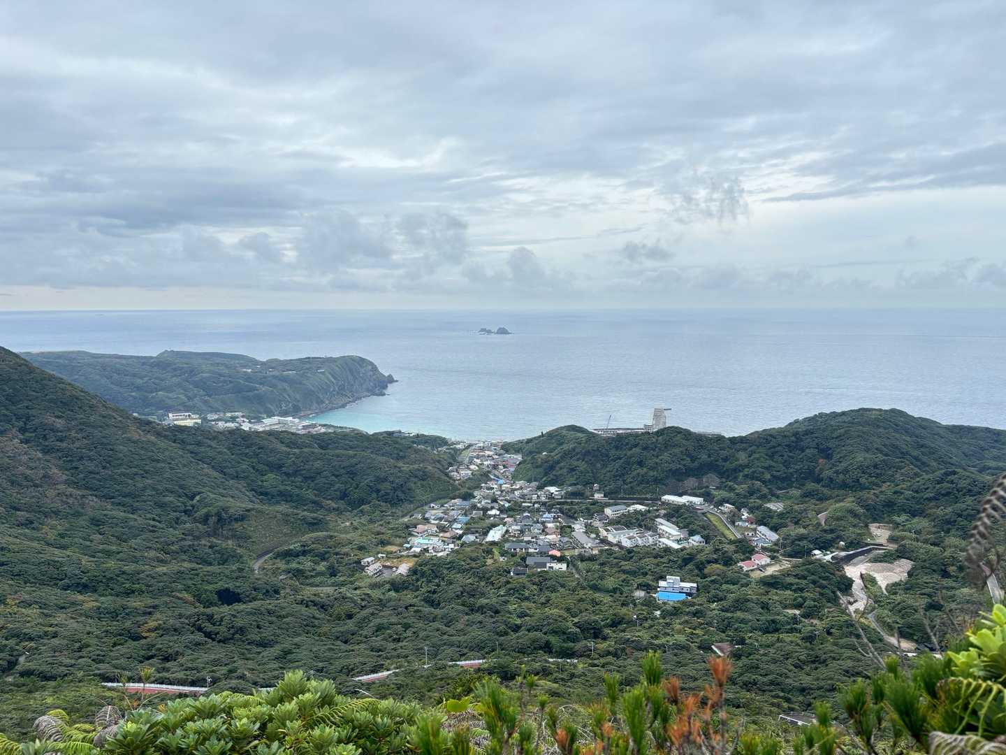やっぱり山から港が見えるっていいなぁ