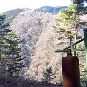鐘撞山✌️
奥にはこれから登る大室山。まだまだ遠い😢