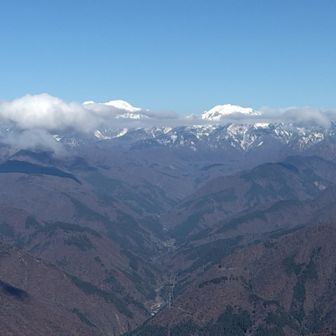 白山・別山ズーム