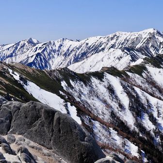 大天井岳、常念岳