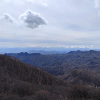 右に群馬百名山の鼻曲山が見えました⛰️✨️