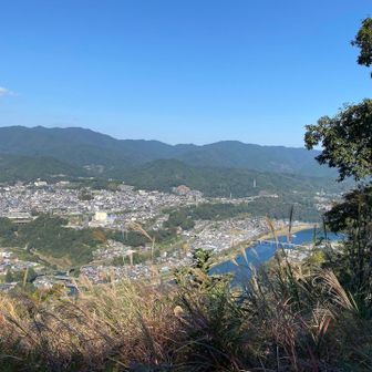 梓川が見えますね