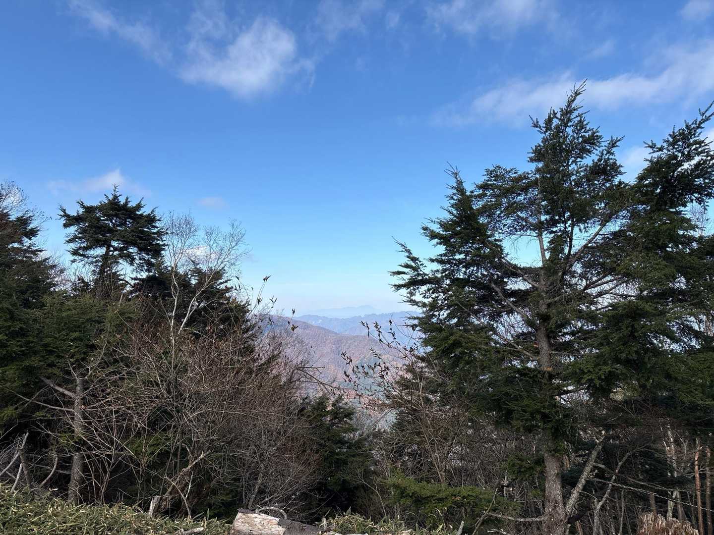 チラッと見える紅葉した山々が綺麗🤩
ここからの長〜い、長いゲザーン😭