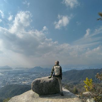 ここから見渡す景色は、広島市を一望😳しばらく🤤ボ～って出来ます❗️