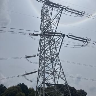 鉄塔！

なんとなく、繋がってる所歩いてる気がする。
東稲荷山は鉄塔越えて進むと登山道に合流。
こっちのが楽ちん。