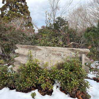 コバ（木場）＝休憩所を2回（＝二本）経れば頂上にたどりつける山だから「二本コバ」、これが転化して「日本コバ」になったという説､､🤔