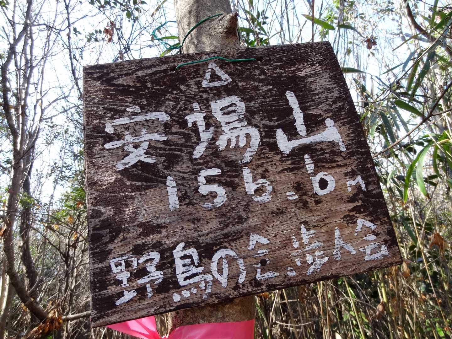 【安場山】に到着👍✨