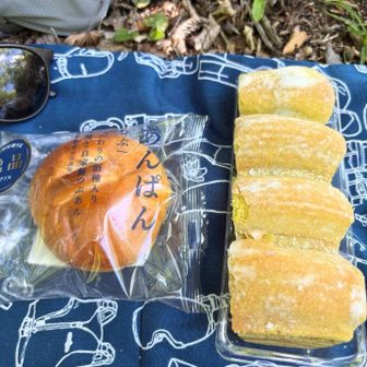 鍵掛峠でちょっと休憩
ねんりん家のピスタチオバームクーヘン、木村屋のあんパン😋
あんパンは食べず