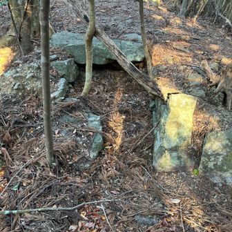 炭焼き跡？
古墳の入り口風