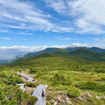 体調が良ければピストンするはずだった一切経山までの縦走路⛰️
また来ますね〜👋