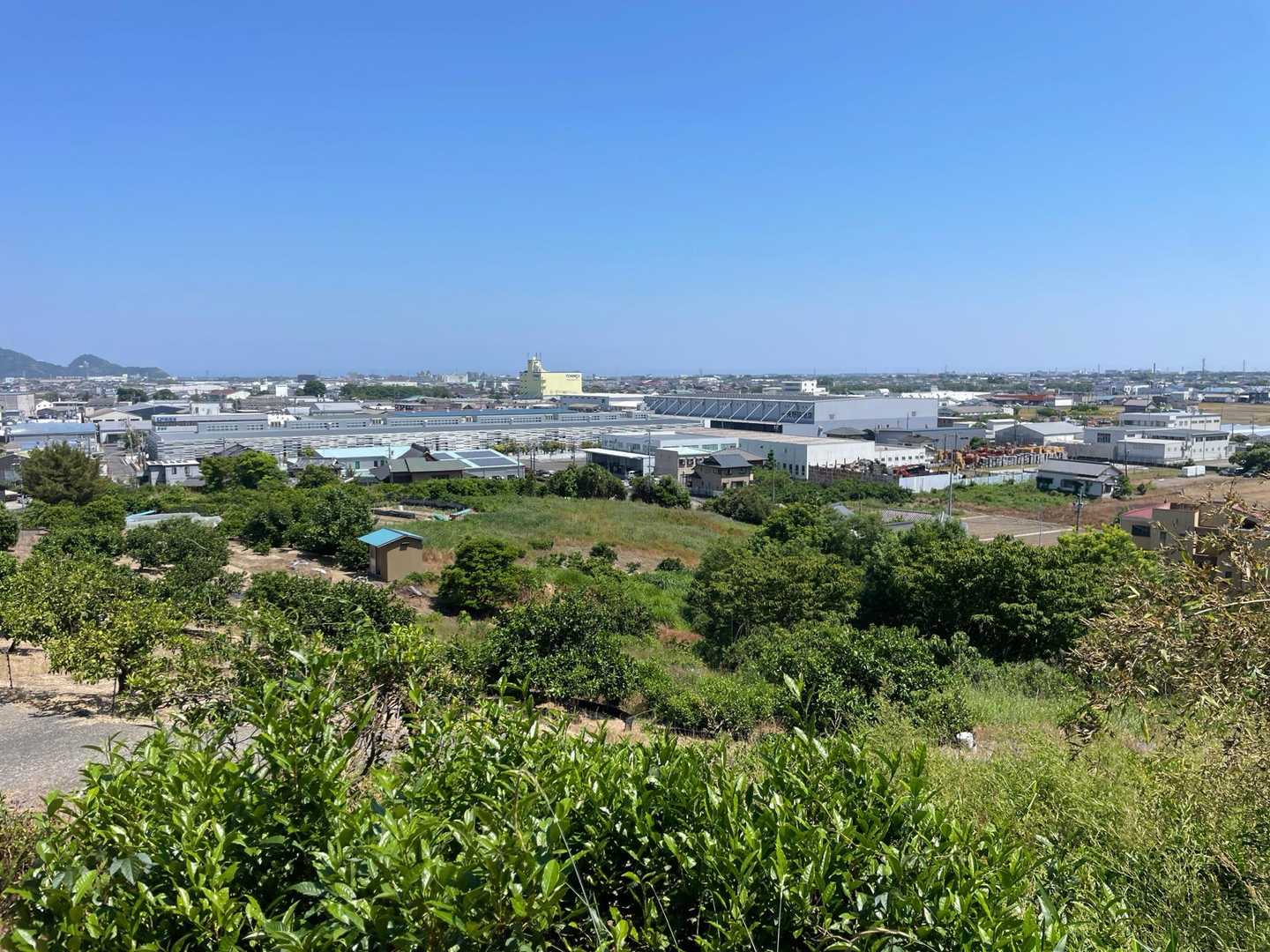 下山中に開けました