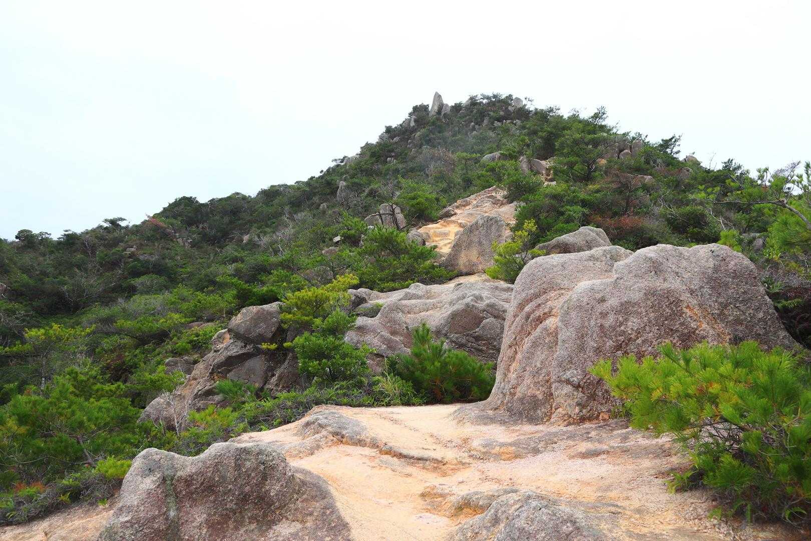 天草の山を彷彿とさせる岩の殿堂です