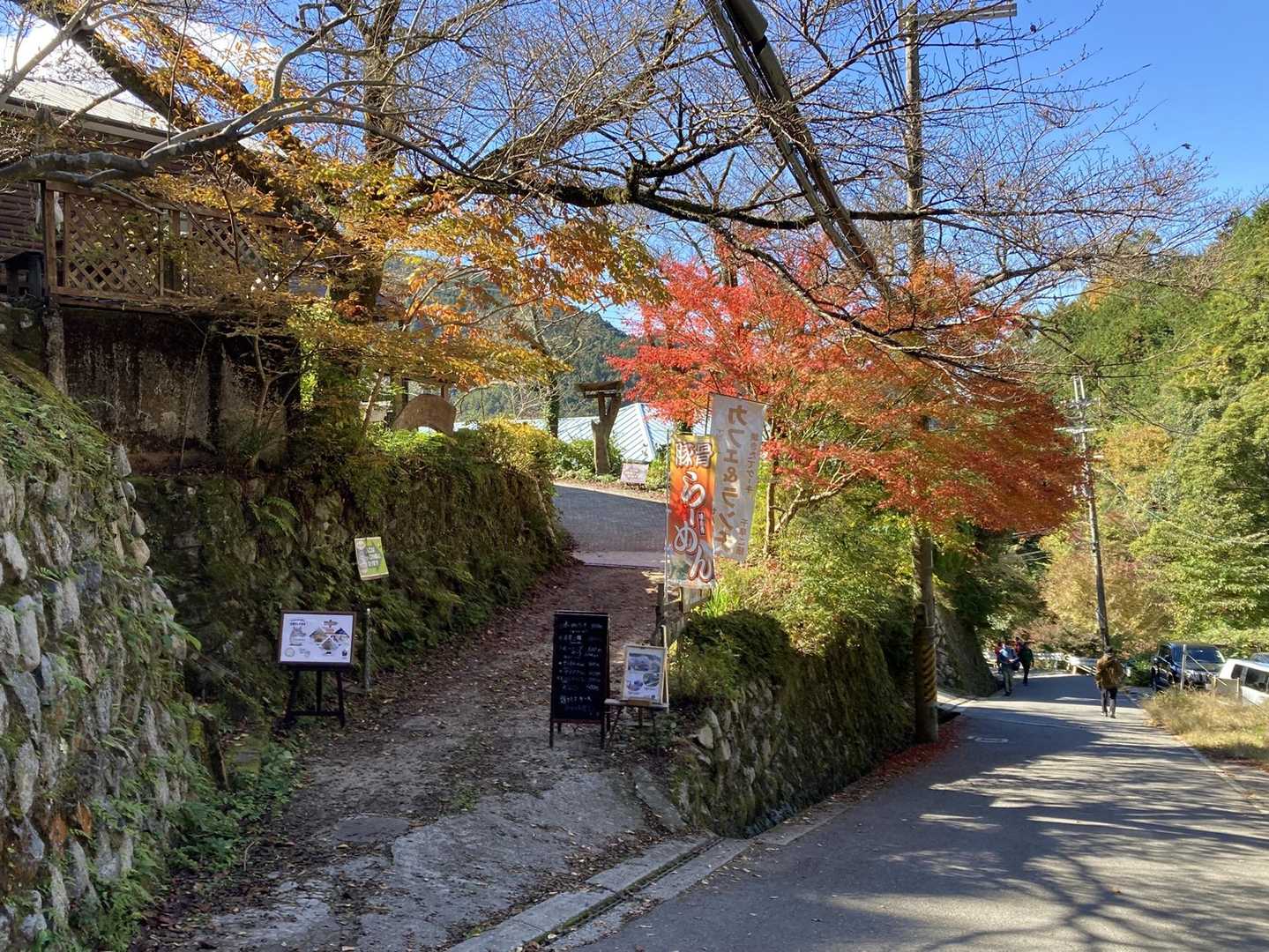 千早の風前の紅葉