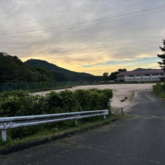 ゴールの旧和木小学校跡地です🏁
当日はゴールゲート立ちます。
