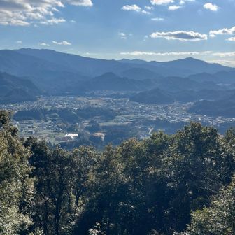 この下の集落が栃原の本郷