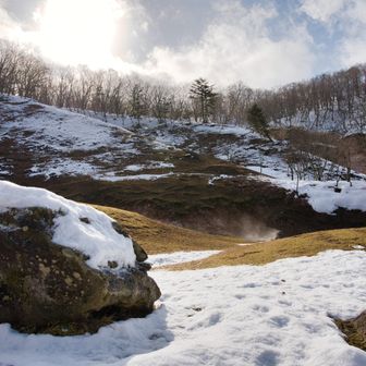 この岩がポンポン山頂の目印🪨

ただし地面はチョコボール多めなので、足元注意です⚫︎⚫︎⚫︎🤣⚫︎⚫︎⚫︎