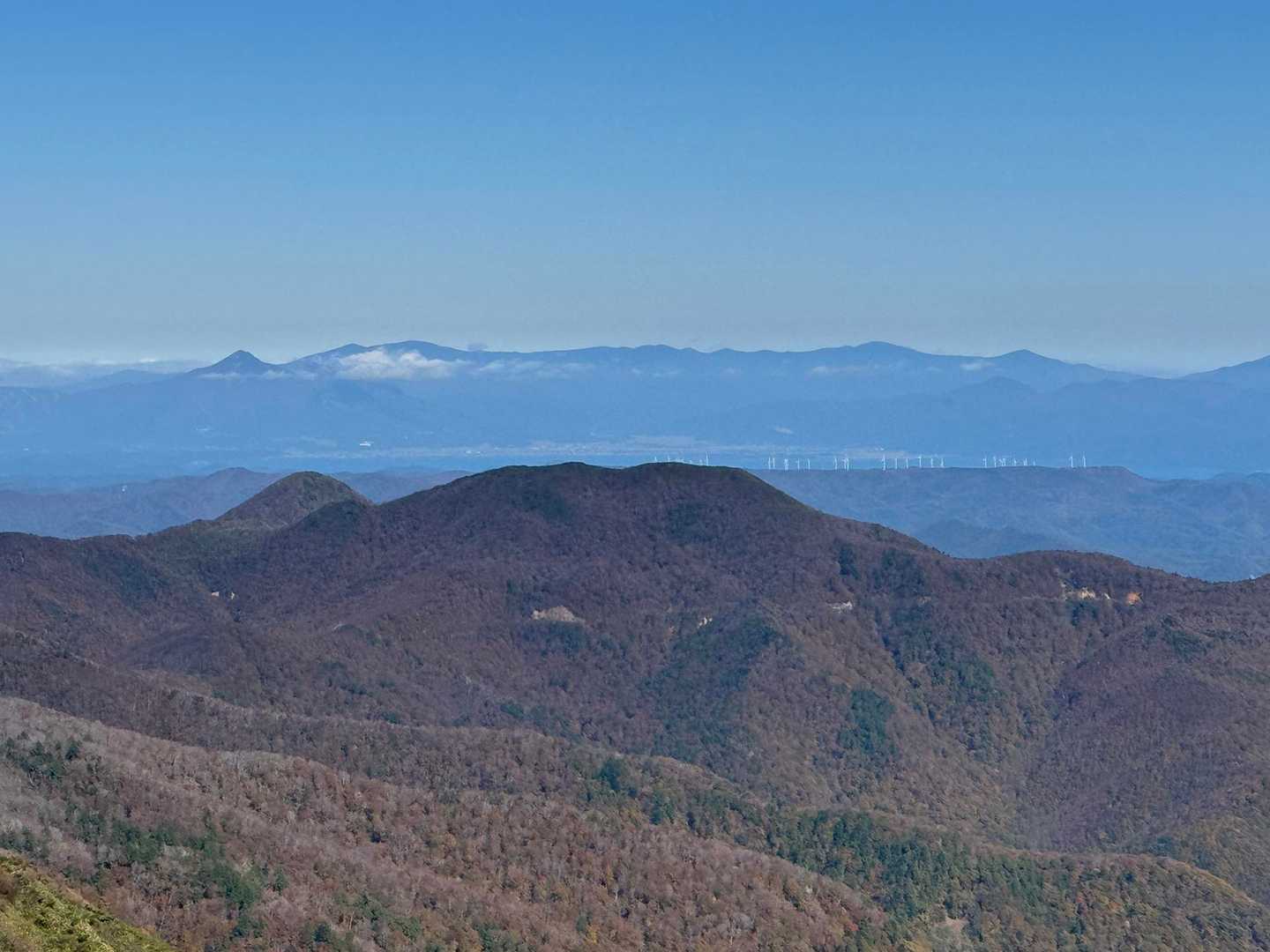 峠の茶屋登山口-朝日の肩-朝日岳-熊見曽根-1900m峰- 往復コースの写真
