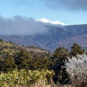 乗鞍岳は綺麗に見えてきた✨