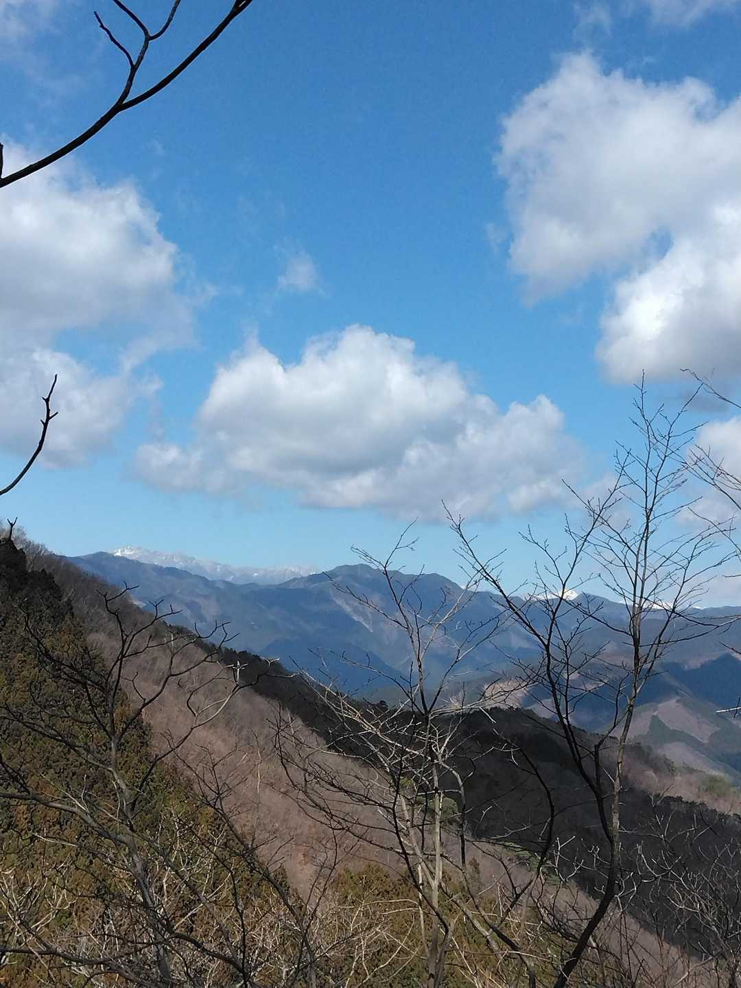 日光白根山、皇海山、大平山となど見えた