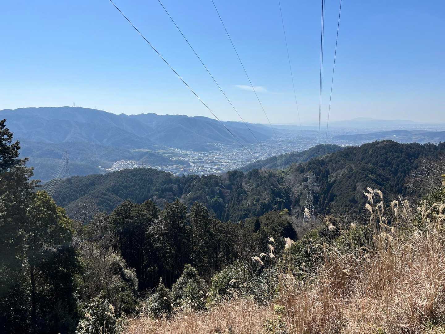 如意ヶ岳から音羽山方面