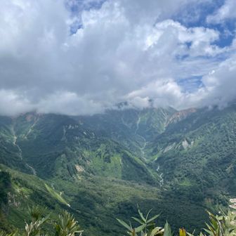 五色ヶ原は雲の中☁️👀