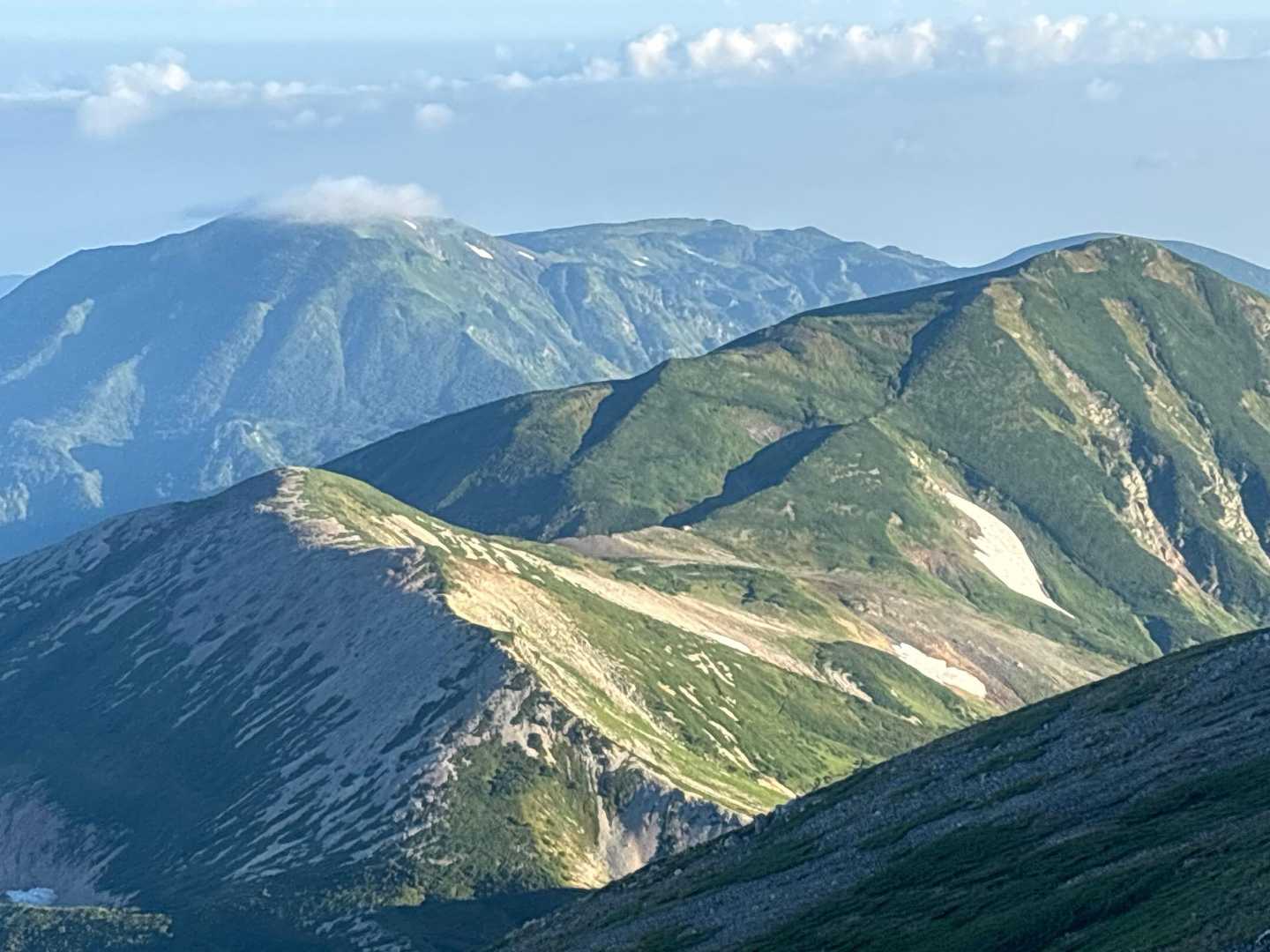 自然園駅-栂池登山道入口-天狗原-乗鞍岳-船越の頭-小蓮華 縦走コースの写真