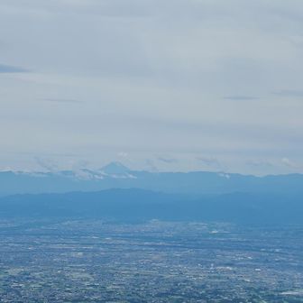 富士山がくっきり見えた