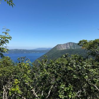 だんだんと摩周岳が近づいて来る